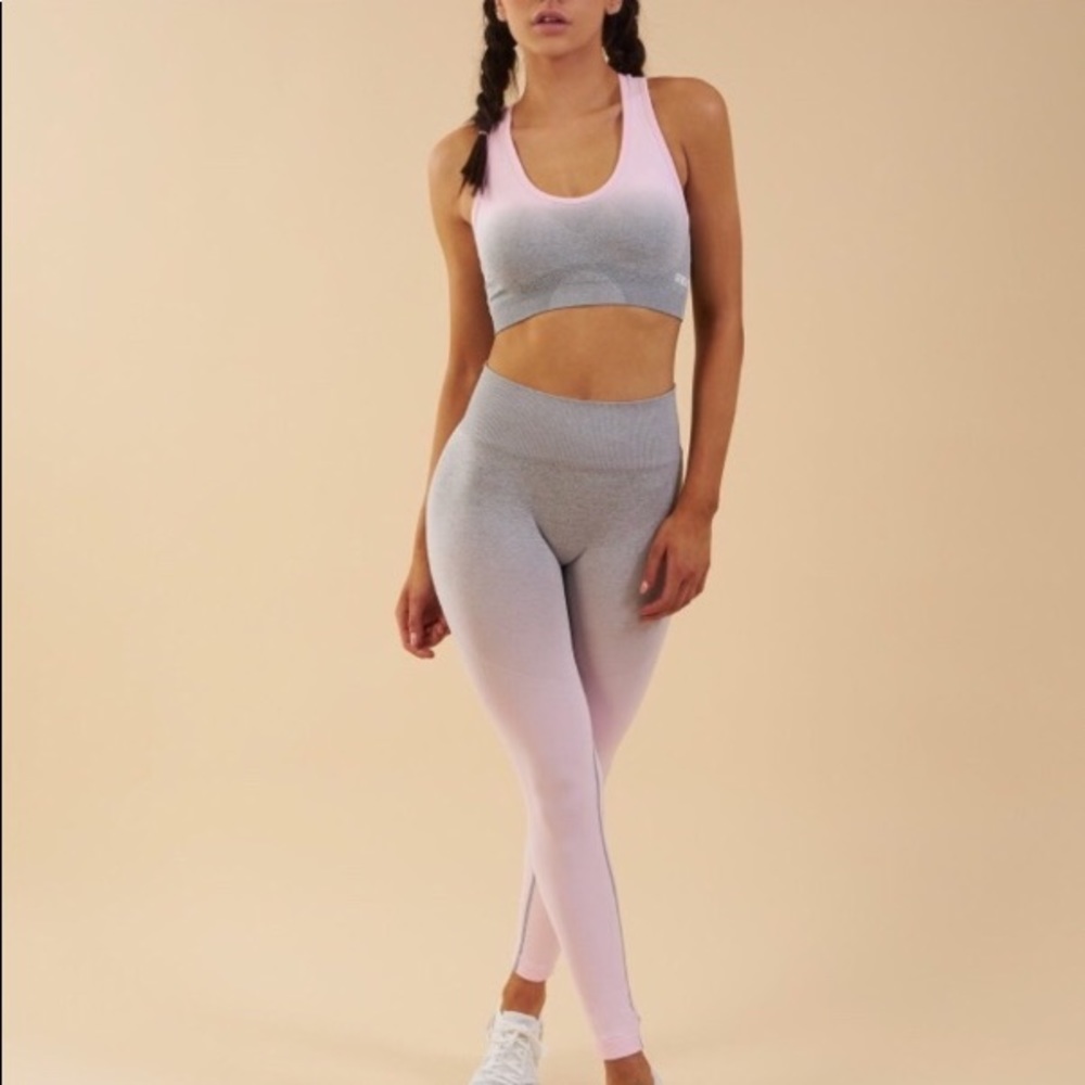 Pink ombré seamless gymshark NWT